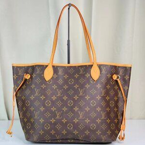 Louis Vuitton Monogram Canvas MM Neverfull Shoulder Bag Tote